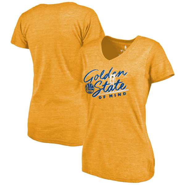 Women's Golden State Warriors Fanatics Branded Hometown Collection Lonestar Tri Blend T-Shirt Gold FengYun,We sell and wholesale Women's Golden State Warriors Fanatics Branded Hometown Collection Lonestar Tri Blend T-Shirt Gold FengYun on line form chian!